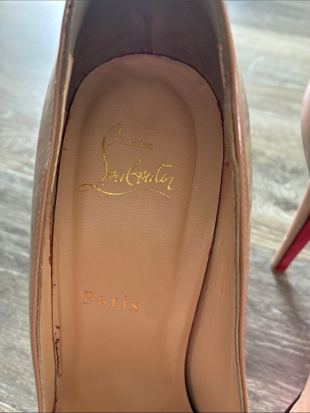 Christian Louboutin Bianca Nude Platform Stiletto Heels - Picture 10 of 12